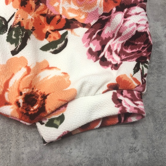 Baby Girl Boutique Peach Floral Bummies & Headwrap - Picture 2 of 9